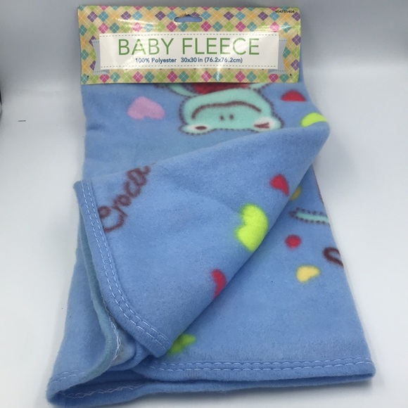 Blue baby blanket - Picture 1 of 3